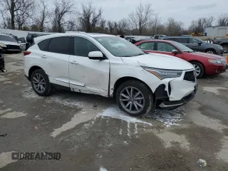 2022 Acura RDX w/Technology Package with VIN 5J8TC2H53NL017284, listed as a Copart auction lot 45630815 with 0 mi miles and Salvage Title. Bid and sale history available at carsss.com. Image 4.