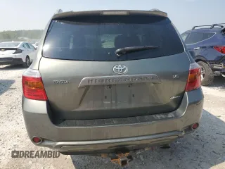 2008 Toyota Highlander Sport with VIN JTEES43A382002249, listed as a Copart auction lot 59623845 with Not provided miles and Clean title. Bid and sale history available at DreamBid. Image 6.