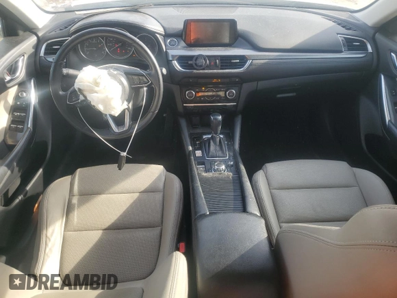 2017 Mazda 6 Touring with VIN JM1GL1V56H1151088, listed as a Copart auction lot 51741435 with 124,331 mi miles and Salvage Title. Bid and sale history available at carsss.com. Image 8.