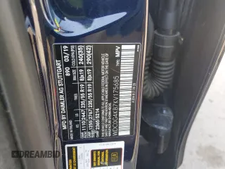 2019 Mercedes-Benz GLC 300 с VIN WDC0G4KB7KV175685, выставлен на аукционе Copart как лот 61834065 с пробегом 80 090 миль миль и Списание • Salvage title. История ставок и продаж доступна на DreamBid. Изображение 13.