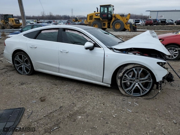 2019 Audi A7 Prestige with VIN WAUV2AF26KN018178, listed as a Copart auction lot 73239972 with 0 mi miles. Bid and sale history available at carsss.com. Image 4.