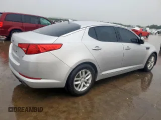 2013 Kia Optima LX with VIN KNAGM4A77D5373371, listed as a Copart auction lot 54713025 with 81,020 mi miles and Clean Title. Bid and sale history available at carsss.com. Image 3.