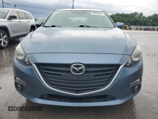 2015 Mazda 3 i Grand Touring with VIN JM1BM1M77F1242152, listed as a Copart auction lot 58266045 with 81,503 mi miles and Salvage title. Bid and sale history available at DreamBid. Image 5.
