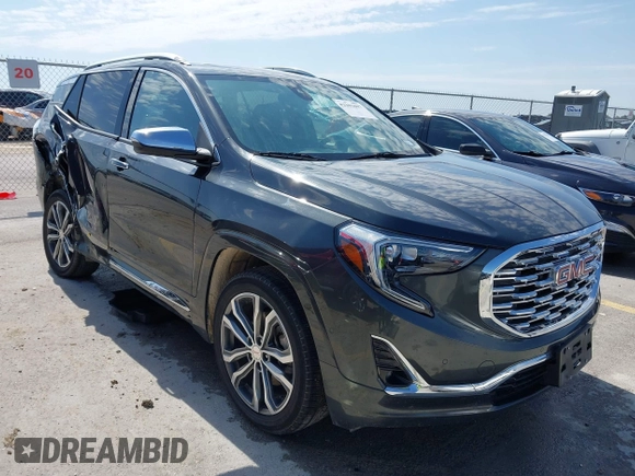 2018 GMC Terrain Denali with VIN 3GKALSEX5JL320307, listed as a IAAI auction lot 42201807 with 77,302 mi miles and . Bid and sale history available at DreamBid. Image 1.