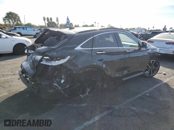 2023 Infiniti QX55 Luxe z VIN 3PCAJ5JR3PF116090, wystawiony jako Copart lot #79531704 z przebiegiem 13 548 mil mil oraz Szkoda całkowita • Salvage title. Historia ofert i sprzedaży dostępna na DreamBid. Obrazek 3.