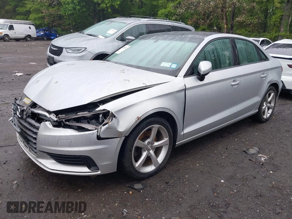 2015 Audi A3 Premium with VIN WAUACGFF5F1001984, listed as a IAAI auction lot 42246002 with 146,059 mi miles and . Bid and sale history available at DreamBid. Image 2.
