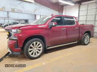 2022 Chevrolet Silverado 1500 High Country with VIN 3GCUYHEL8NG202132, listed as a Copart auction lot 43909375 with 46,541 mi miles and Salvage Title. Bid and sale history available at DreamBid. Image 1.