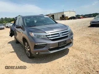 2018 Honda Pilot Elite with VIN 5FNYF6H06JB055564, listed as a Copart auction lot 57170465 with Not provided miles and Salvage title. Bid and sale history available at DreamBid. Image 14.