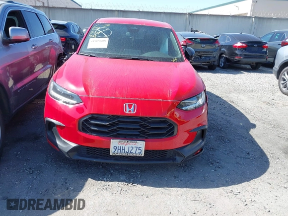 2024 Honda HR-V Sport with VIN 3CZRZ1H55RM707635, listed as a IAAI auction lot 41909808 with 28,626 mi miles and . Bid and sale history available at carsss.com. Image 12.
