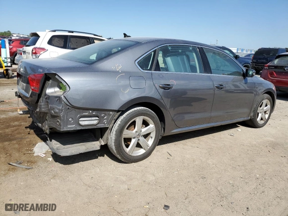 2015 Volkswagen Passat 1.8T Limited Edition with VIN 1VWAT7A35FC116456, listed as a Copart auction lot 51932315 with 69,675 mi miles and Salvage Title. Bid and sale history available at carsss.com. Image 3.