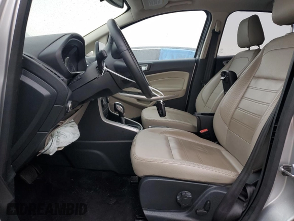 2019 Ford EcoSport Titanium with VIN MAJ3S2KE0KC274771, listed as a Copart auction lot 48103224 with 36,121 mi miles and Salvage Title. Bid and sale history available at DreamBid. Image 7.