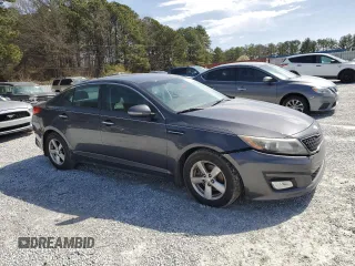 2015 Kia Optima LX with VIN 5XXGM4A71FG456344, listed as a Copart auction lot 47100075 with 143,327 mi miles and Salvage Title. Bid and sale history available at carsss.com. Image 4.