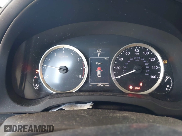 2014 Lexus IS 250 with VIN JTHBF1D21E5001322, listed as a IAAI auction lot 42620727 with 98,573 mi miles and . Bid and sale history available at DreamBid. Image 7.