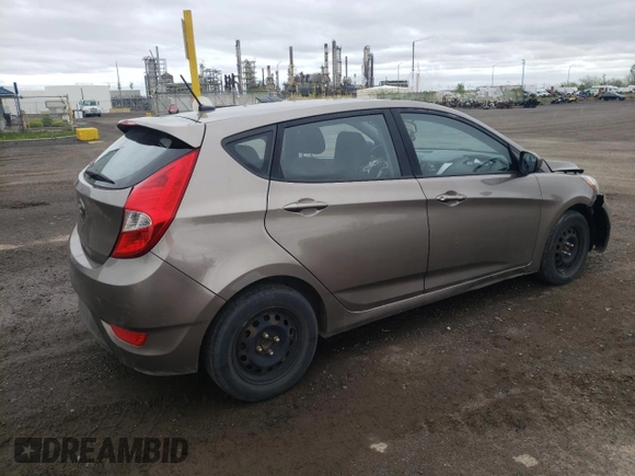 2013 Hyundai Accent GS with VIN KMHCT5AE2DU112630, listed as a Copart auction lot 57121665 with 191,833 mi miles and Salvage title. Bid and sale history available at DreamBid. Image 3.