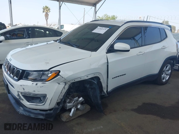 2020 Jeep Compass Latitude with VIN 3C4NJCBB8LT141375, listed as a IAAI auction lot 42382374 with 63,799 mi miles and . Bid and sale history available at DreamBid. Image 19.