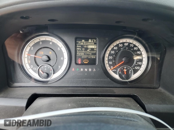 2017 Ram 1500 Tradesman with VIN 1C6RR7FT6HS839973, listed as a Copart auction lot 60552185 with 103,712 mi miles and Salvage title. Bid and sale history available at DreamBid. Image 9.