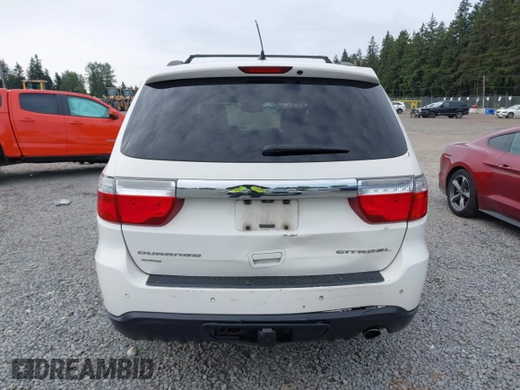 2012 Dodge Durango Citadel with VIN 1C4RDJEG8CC336957, listed as a IAAI auction lot 42309501 with 196,610 mi miles and . Bid and sale history available at DreamBid. Image 16.