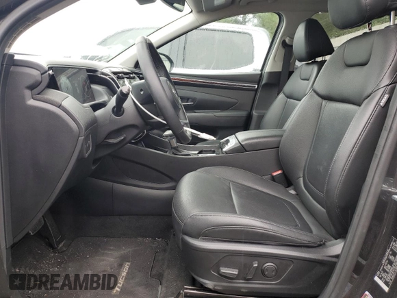 2023 Hyundai Tucson SEL z VIN 5NMJFCAE8PH259733, wystawiony jako Copart lot #80124744 z przebiegiem 26 607 mil mil oraz Szkoda całkowita • Salvage title. Historia ofert i sprzedaży dostępna na DreamBid. Obrazek 7.