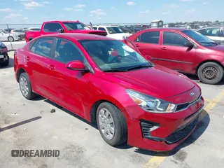 2021 Kia Rio S with VIN 3KPA24AD7ME364792, listed as a IAAI auction lot 40377285 with 67,093 mi miles. Bid and sale history available at carsss.com. Image 1.