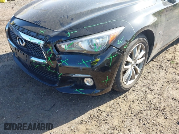 2016 Infiniti Q50 with VIN JN1EV7AR2GM341323, listed as a IAAI auction lot 42132950 with 104,943 mi miles and . Bid and sale history available at DreamBid. Image 18.