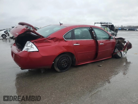 2014 Chevrolet Impala LTZ with VIN 2G1WC5E30E1155153, listed as a Copart auction lot 44953215 with 119,929 mi miles and Salvage title. Bid and sale history available at DreamBid. Image 3.