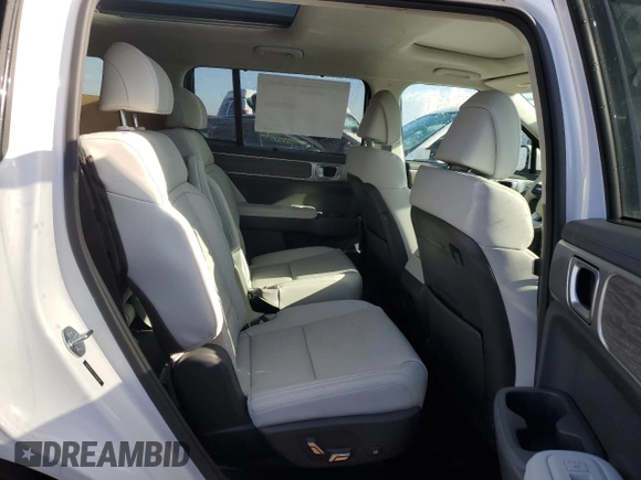 2025 Hyundai Santa Fe Calligraphy z VIN 5NMP5DGLXSH069580, wystawiony jako Copart lot #43256255 z przebiegiem 79 mil mil oraz Szkoda całkowita • Salvage title. Historia ofert i sprzedaży dostępna na DreamBid. Obrazek 10.