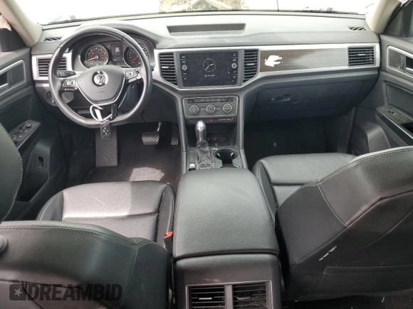 2019 Volkswagen Atlas SE with VIN 1V2WR2CA1KC603605, listed as a Copart auction lot 54623385 with 72,366 mi miles and Salvage title. Bid and sale history available at DreamBid. Image 8.