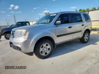 2014 Honda Pilot LX with VIN 5FNYF3H2XEB002226, listed as a Copart auction lot 60999205 with 105,023 mi miles and Salvage title. Bid and sale history available at DreamBid. Image 1.
