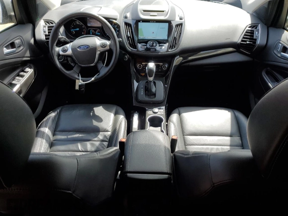 2016 Ford Escape Titanium with VIN 1FMCU9J9XGUC08422, listed as a Copart auction lot 50080525 with 40,370 mi miles and Salvage Title. Bid and sale history available at carsss.com. Image 8.