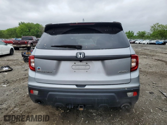 2019 Honda Passport EX-L with VIN 5FNYF8H52KB030914, listed as a Copart auction lot 55708015 with 103,784 mi miles and Salvage title. Bid and sale history available at DreamBid. Image 6.