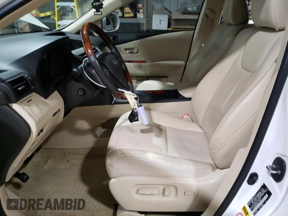 2010 Lexus RX 450h with VIN JTJBC1BA4A2003627, listed as a Copart auction lot 52583155 with 84,709 mi miles and Salvage title. Bid and sale history available at DreamBid. Image 7.