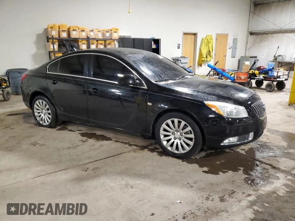 2011 Buick Regal with VIN 2G4GW5EV2B9215060, listed as a Copart auction lot 87307974 with 121,341 mi miles and Salvage Title. Bid and sale history available at DreamBid. Image 4.