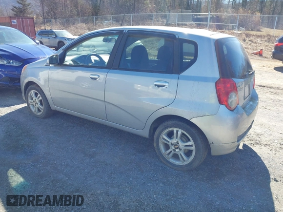 2009 Chevrolet Aveo 1LT with VIN KL1TD66E39B670755, listed as a IAAI auction lot 41617362 with 179,075 mi miles and . Bid and sale history available at DreamBid. Image 3.