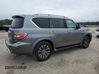 2018 Nissan Armada SV with VIN JN8AY2NC9J9556949, listed as a Copart auction lot 86526934 with 96,293 mi miles and Salvage Title. Bid and sale history available at carsss.com. Image 3.