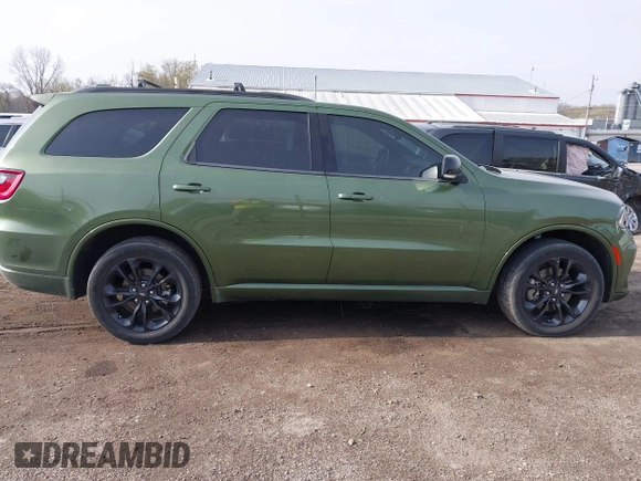 2021 Dodge Durango GT Plus with VIN 1C4RDJDGXMC663928, listed as a IAAI auction lot 42070119 with 77,110 mi miles and . Bid and sale history available at DreamBid. Image 13.