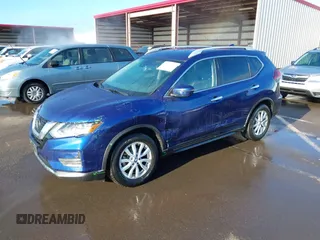 2019 Nissan Rogue SV with VIN 5N1AT2MT7KC738645, listed as a IAAI auction lot 42173044 with 73,056 mi miles and . Bid and sale history available at DreamBid. Image 17.