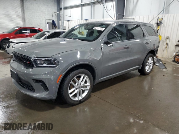 2023 Dodge Durango GT Plus with VIN 1C4RDJDG9PC687805, listed as a Copart auction lot 52167565 with 41,177 mi miles and Salvage Title. Bid and sale history available at carsss.com. Image 1.