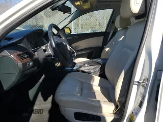 2010 BMW 5 Series 528i with VIN WBANU5C56AC366010, listed as a Copart auction lot 50229075 with 125,766 mi miles and Salvage Title. Bid and sale history available at DreamBid. Image 7.