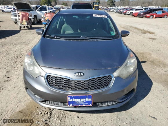 2015 Kia Forte EX with VIN KNAFX4A84F5380681, listed as a Copart auction lot 48704325 with 129,296 mi miles and Clean Title. Bid and sale history available at carsss.com. Image 6.