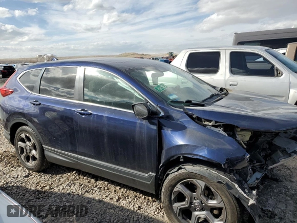 2019 Honda CR-V EX z VIN 5J6RW1H53KA013666, wystawiony jako Copart lot #48414085 z przebiegiem Nie podano mil oraz Szkoda całkowita • Salvage title. Historia ofert i sprzedaży dostępna na DreamBid. Obrazek 4.