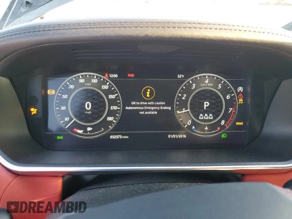 2022 Land Rover Range Rover Sport SVR with VIN SALWZ2RE0NA231341, listed as a Copart auction lot 85320344 with 32,573 mi miles and Salvage Title. Bid and sale history available at DreamBid. Image 9.