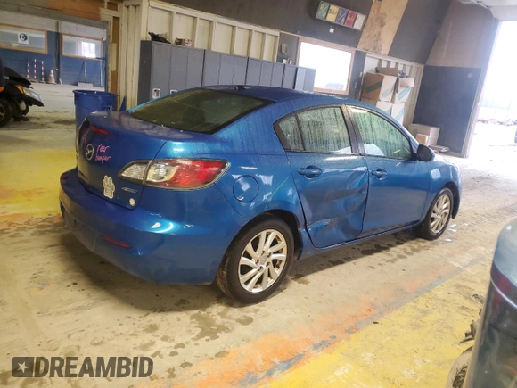 2012 Mazda 3 i Grand Touring with VIN JM1BL1W78C1609667, listed as a Copart auction lot 86858354 with 197,329 mi miles and Non repairable. Bid and sale history available at DreamBid. Image 3.