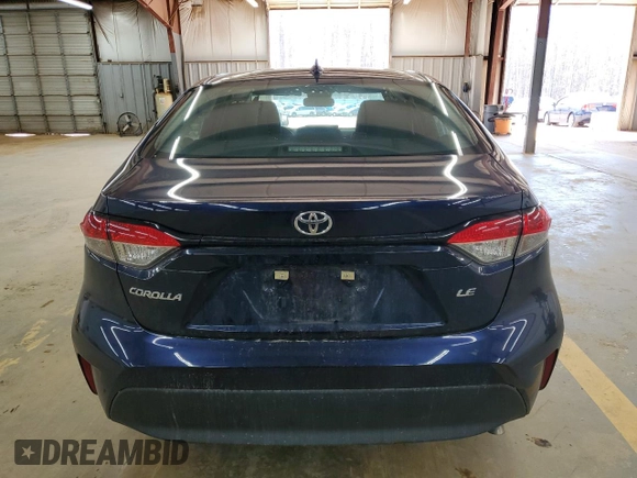 2024 Toyota Corolla LE with VIN 5YFB4MDE1RP098209, listed as a Copart auction lot 50444555 with 47,400 mi miles and Salvage Title. Bid and sale history available at carsss.com. Image 6.