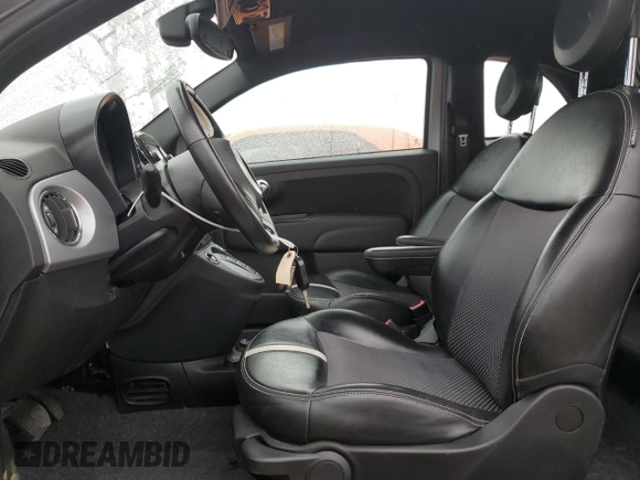 2017 FIAT 500e with VIN 3C3CFFGE2HT549654, listed as a Copart auction lot 53664325 with 53,326 mi miles and Salvage title. Bid and sale history available at DreamBid. Image 7.
