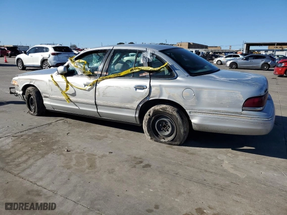 1996 Ford Crown Victoria with VIN 2FALP73WXTX212627, listed as a Copart auction lot 86918474 with 109,307 mi miles and Salvage Title. Bid and sale history available at carsss.com. Image 2.