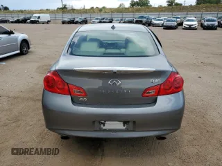 2015 Infiniti Q40 with VIN JN1CV6ARXFM650084, listed as a Copart auction lot 66079924 with 80,983 mi miles and Salvage Title. Bid and sale history available at carsss.com. Image 6.