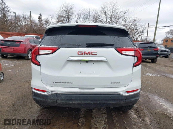 2024 GMC Terrain SLT with VIN 3GKALVEG6RL212131, listed as a IAAI auction lot 41734214 with 6,965 mi miles and . Bid and sale history available at carsss.com. Image 16.
