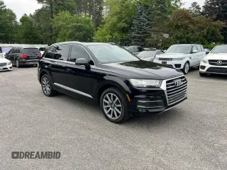 2019 Audi Q7 Premium Plus with VIN WA1LHAF7XKD044979, listed as a Copart auction lot 63196635 with 150,266 mi miles and Clean title. Bid and sale history available at DreamBid. Image 1.