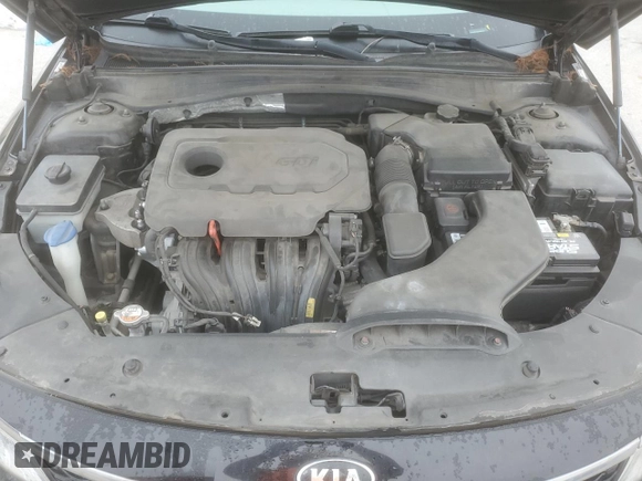 2016 Kia Optima LX with VIN 5XXGT4L36GG041728, listed as a Copart auction lot 50173395 with 153,485 mi miles and Salvage Title. Bid and sale history available at carsss.com. Image 11.