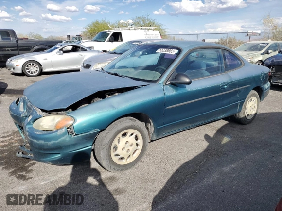 1998 Ford Escort ZX2 z VIN 3FAFP113XWR166304, wystawiony jako Copart lot #55238655 z przebiegiem 257 668 mil mil oraz Szkody całkowita. Historia ofert i sprzedaży dostępna na DreamBid. Obrazek 1.